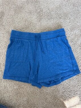 Athletic Works Blue Knit Drawstring Lounge Shorts